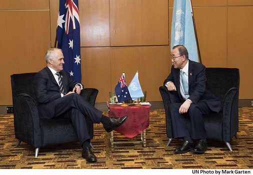 Turnbull talks solar at UN Climate Conference
