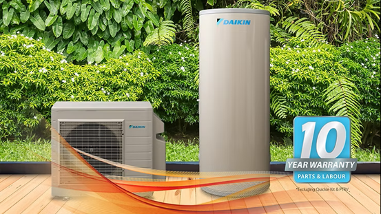 Daikin hot water systems warranty experts